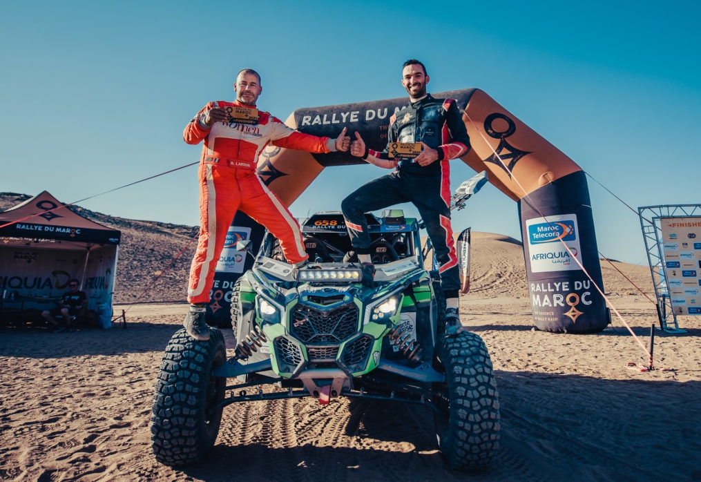Team Croizon sur le podium du Rallye du Maroc 2021