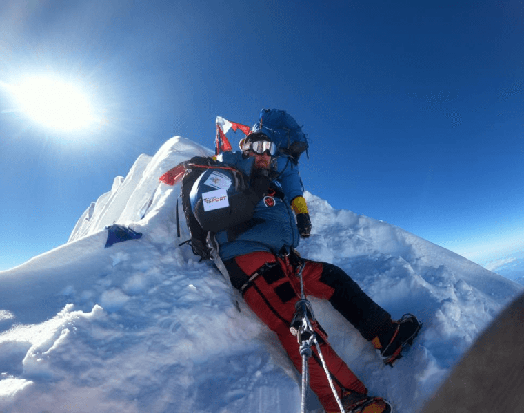 Thibaut Wadowski réussit l’ascension du Manaslu